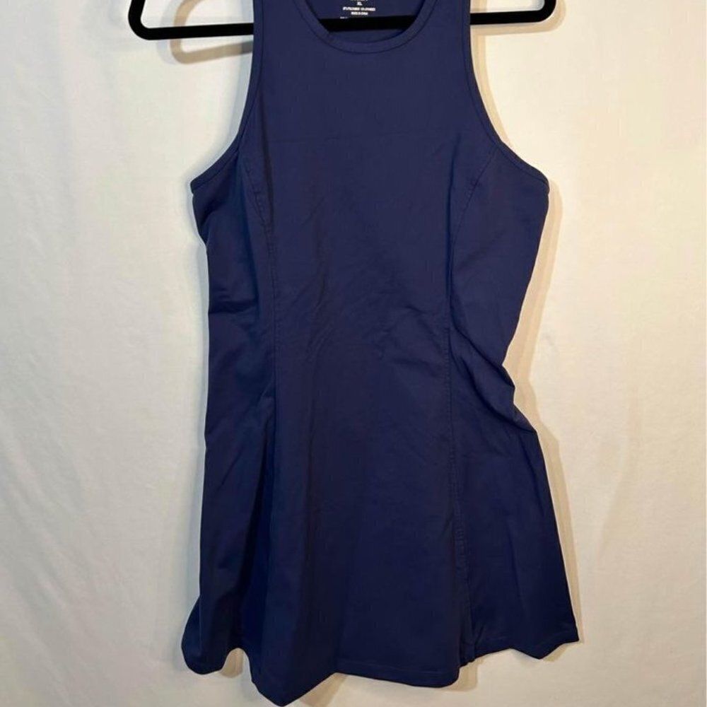 Woman’s Racerback athletic dress. Navy blue. Size XL. Soft & Stretchy. - Picture 2 of 7